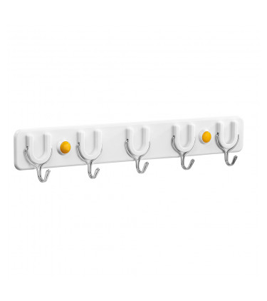 GANCHO ADHESIVO 0,5KG PLAST/METAL BLANCO
