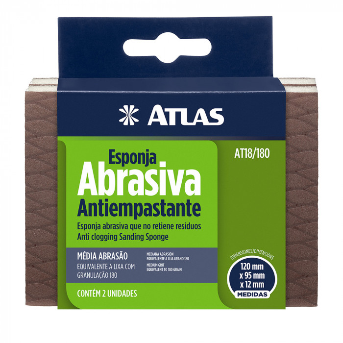 ESPONJA ABRASIVA 120X95AT18/100